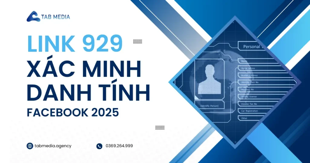 link 929 xác minh danh tính