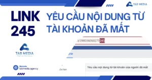 link 245 yêu cầu nội dung tài khoản FB người mất