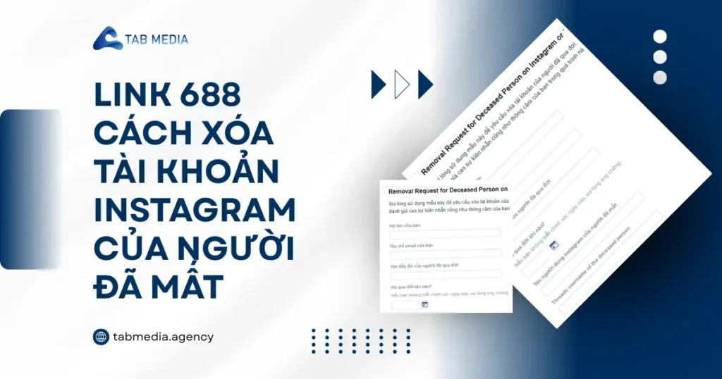 Link 688 cách xóa tài khoản instagram của người đã mất