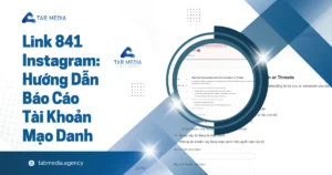 Link 841 instagram báo cáo tài khoản mạo danh
