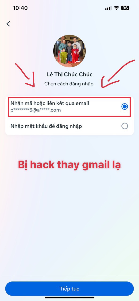Minh họa kháng chặn tính năng Facebook