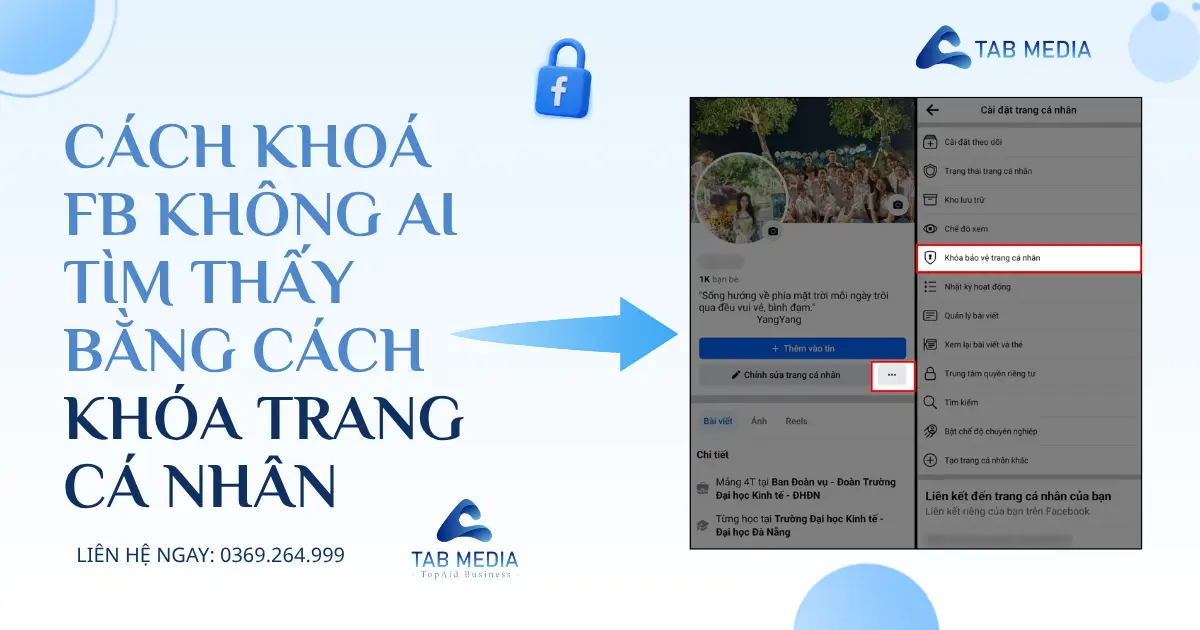 Cách Khoá FB Không Ai Tìm Thấy Nhanh Nhất 2026