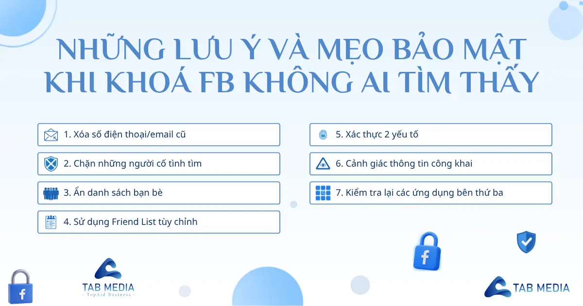 Cách Khoá FB Không Ai Tìm Thấy Nhanh Nhất 2026