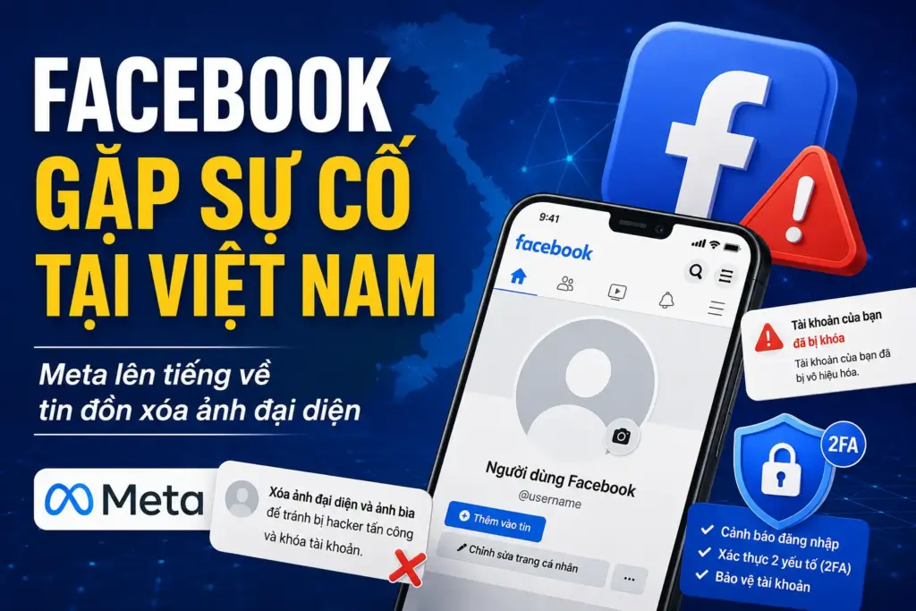 Meta khẳng định việc xóa ảnh đại diện không nằm trong các biện pháp bảo mật tài khoản Facebook